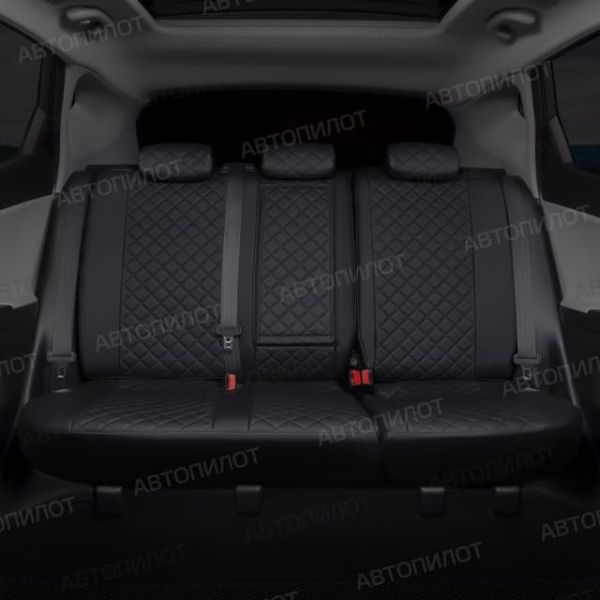 Чехлы Автопилот Экокожа Ромб на Suzuki Ignis 1 (2000-2006)