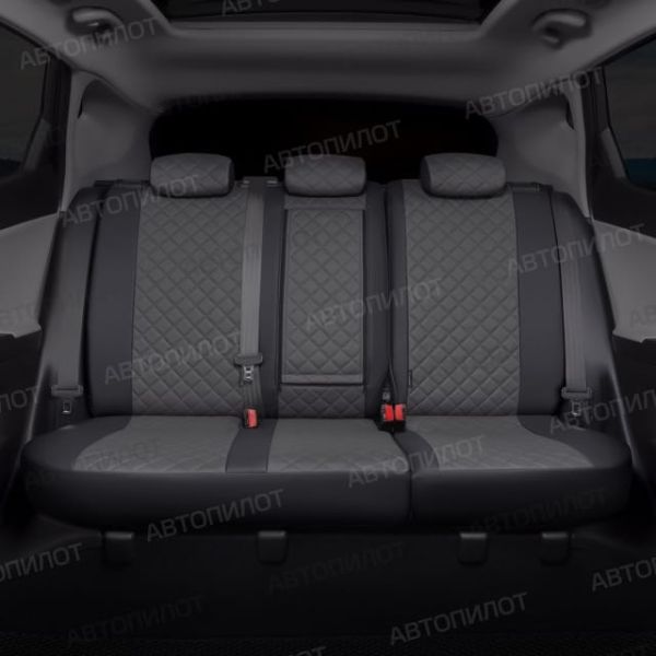 Чехлы Автопилот Экокожа Ромб на Suzuki Ignis 1 (2000-2006)