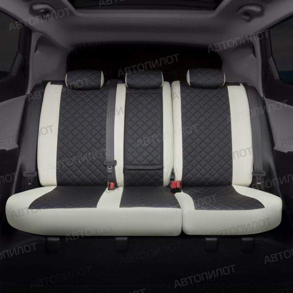 Чехлы Автопилот Экокожа Ромб на Suzuki Ignis 1 (2000-2006)