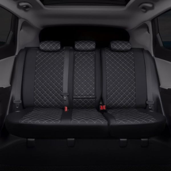 Чехлы Автопилот Экокожа Ромб на Suzuki Ignis 1 (2000-2006)