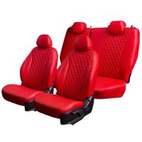 Чехлы Премиум Экокожа Байрон Ромб на Renault Kaptur с 2016+