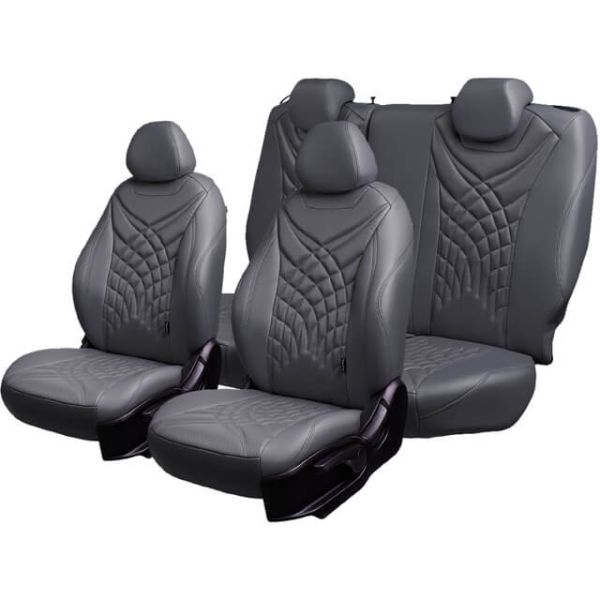 Чехлы Премиум Экокожа Байрон Президент|Жук на Renault Kaptur с 2016+