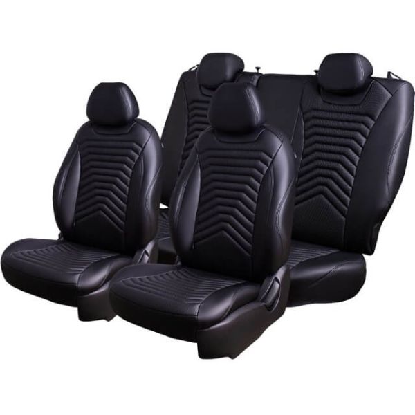 Чехлы Премиум Экокожа Байрон Президент|Жук на Nissan Note 2005-2014 г.в.