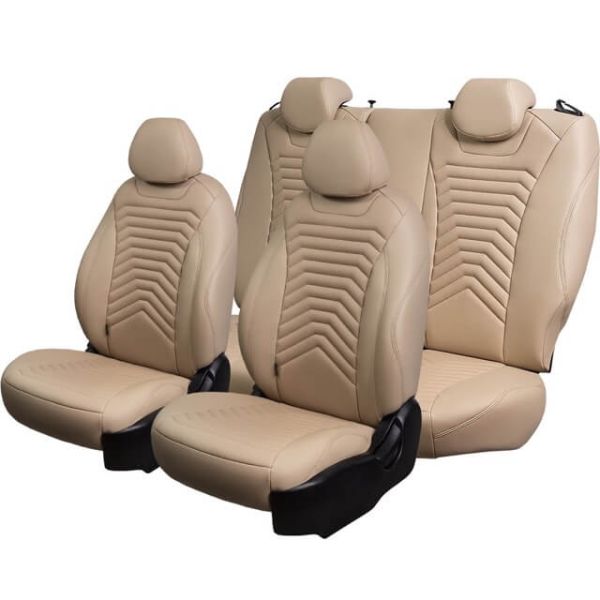 Чехлы Премиум Экокожа Байрон Президент|Жук на Nissan Note 2005-2014 г.в.