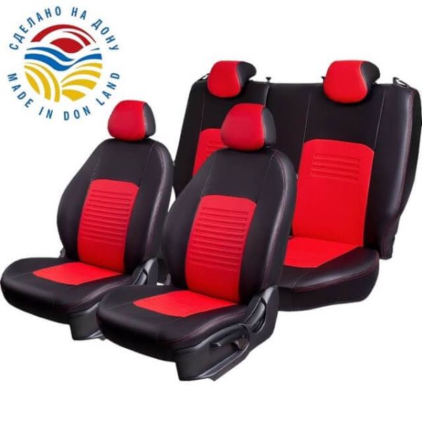 Чехлы Экокожа Турин Классик на Renault Kaptur с 2016+